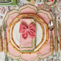 Fleur Pink Placemats & Napkins (Set of 4)