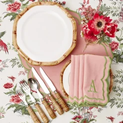 Fleur Pink Placemats & Napkins (Set of 4)