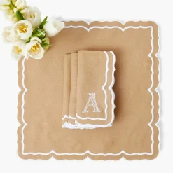 Fleur Sand Napkins (Set of 4)