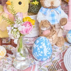 Floral Tole Eggs (Set of 4)