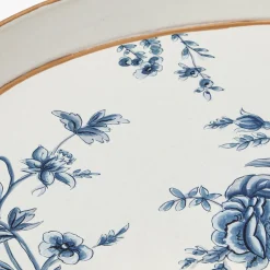 Floral Tole Oval Tray