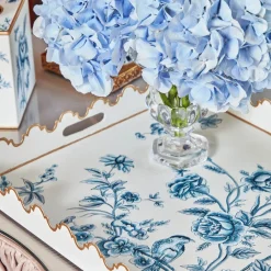 Floral Tole Tray