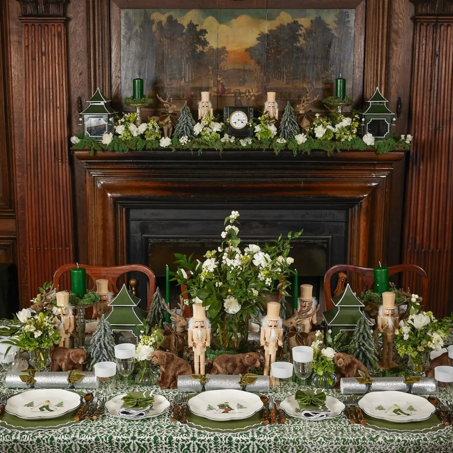 Forest Green Candles (Set of 8)