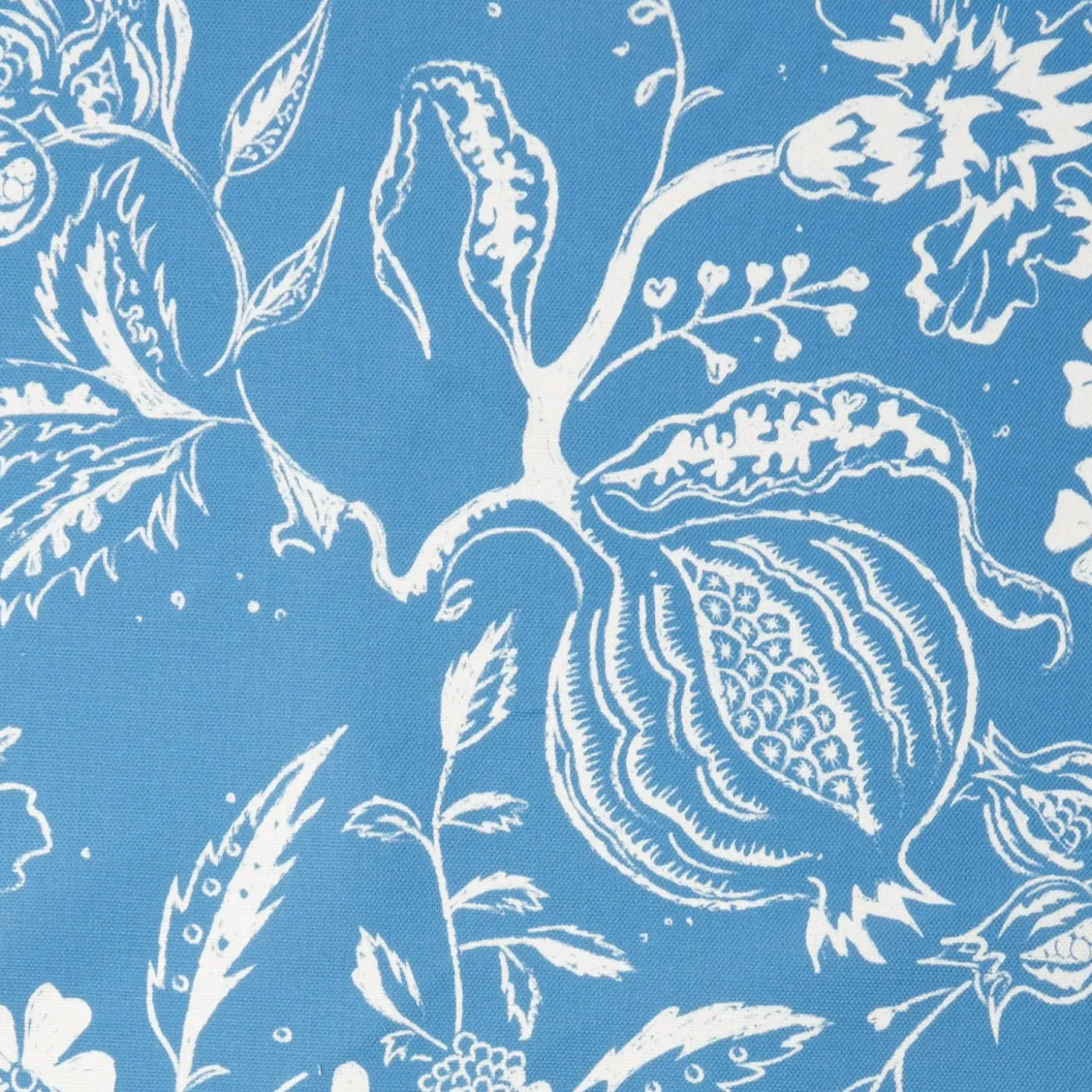 French Blue Chelsea Square Fabric