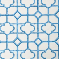 French Blue Shaded Bamboo Fabric