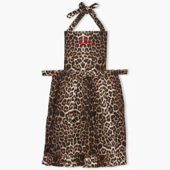 Frilled Leopard Apron