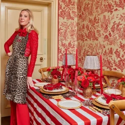 Frilled Leopard Apron