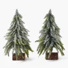 Frosted Fir Trees (Pair)
