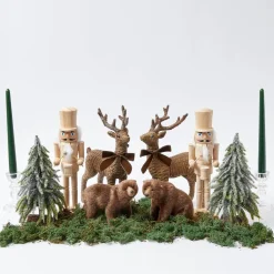 Frosted Fir Trees (Pair)