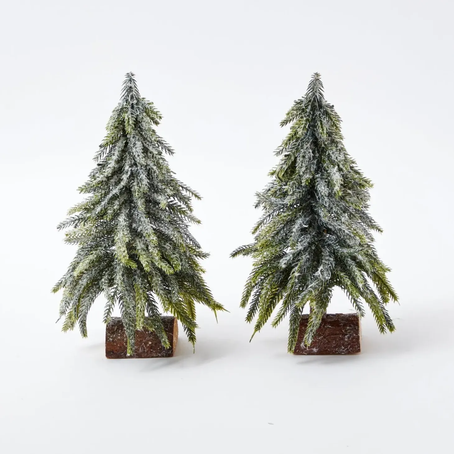 Frosted Fir Trees (Pair)
