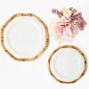 Geometric Bamboo Starter Plate