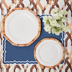 Geometric Bamboo Starter Plate