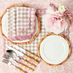 Geometric Bamboo Starter Plate