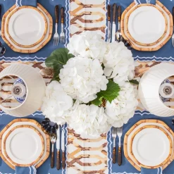 Geometric Bamboo Starter Plate
