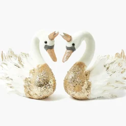 Giselle Glitter Swan (Pair)