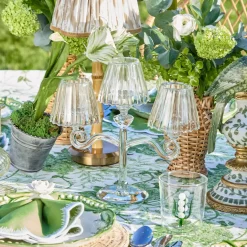 Glass Lantern Tealight Candleabra