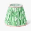 Green & Pink Ikat Lampshade (18cm)