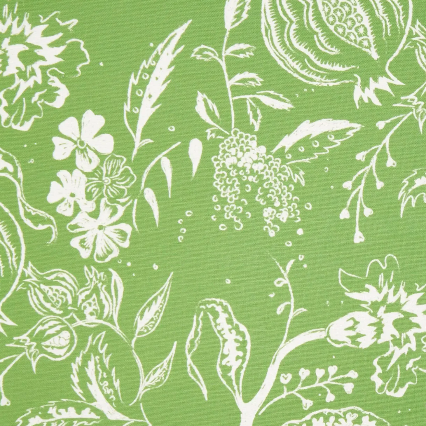 Green Chelsea Square Fabric