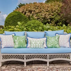 Green Chelsea Square Fabric