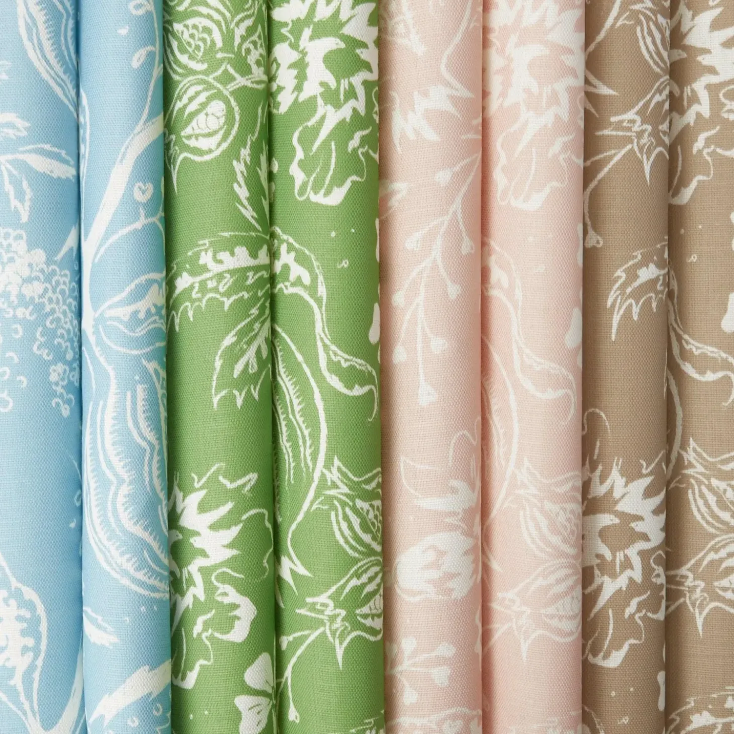 Green Chelsea Square Fabric