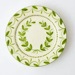 Green Garland Dinner Plates (Set of 4)