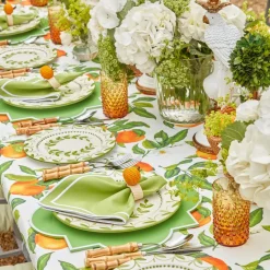 Green Garland Dinner Plates (Set of 4)