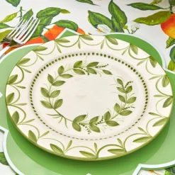 Green Garland Dinner Plate
