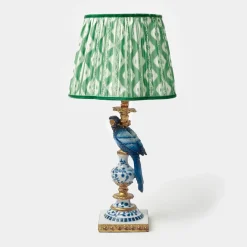 Green Ikat Lampshade (30cm)