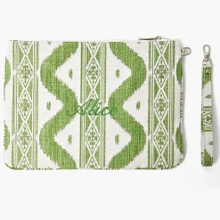 Green Ikat Pochette