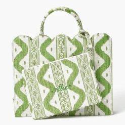 Green Ikat Pochette