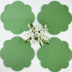 Green Lacquer Placemats (Set of 4)