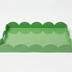Green Lacquer Tray Set