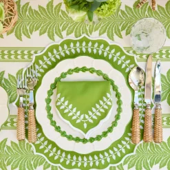 Green Laurel Dinner Plate