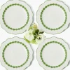 Green Laurel Dinner Plates (Set of 4)