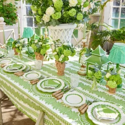 Green Laurel Starter Plates (Set of 4)