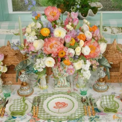 Green Laurel Tulip Dinner Plate