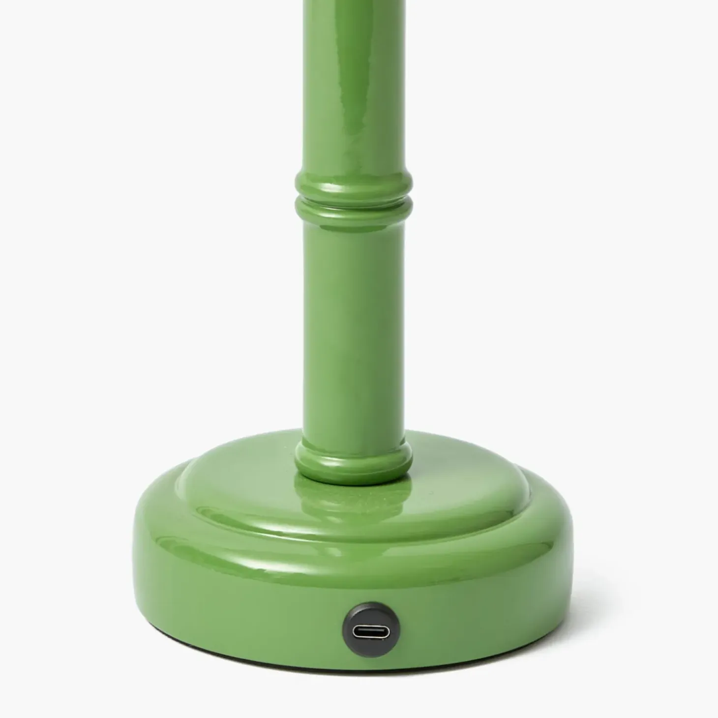 Green Leonora Lacquer Rechargeable Lamp