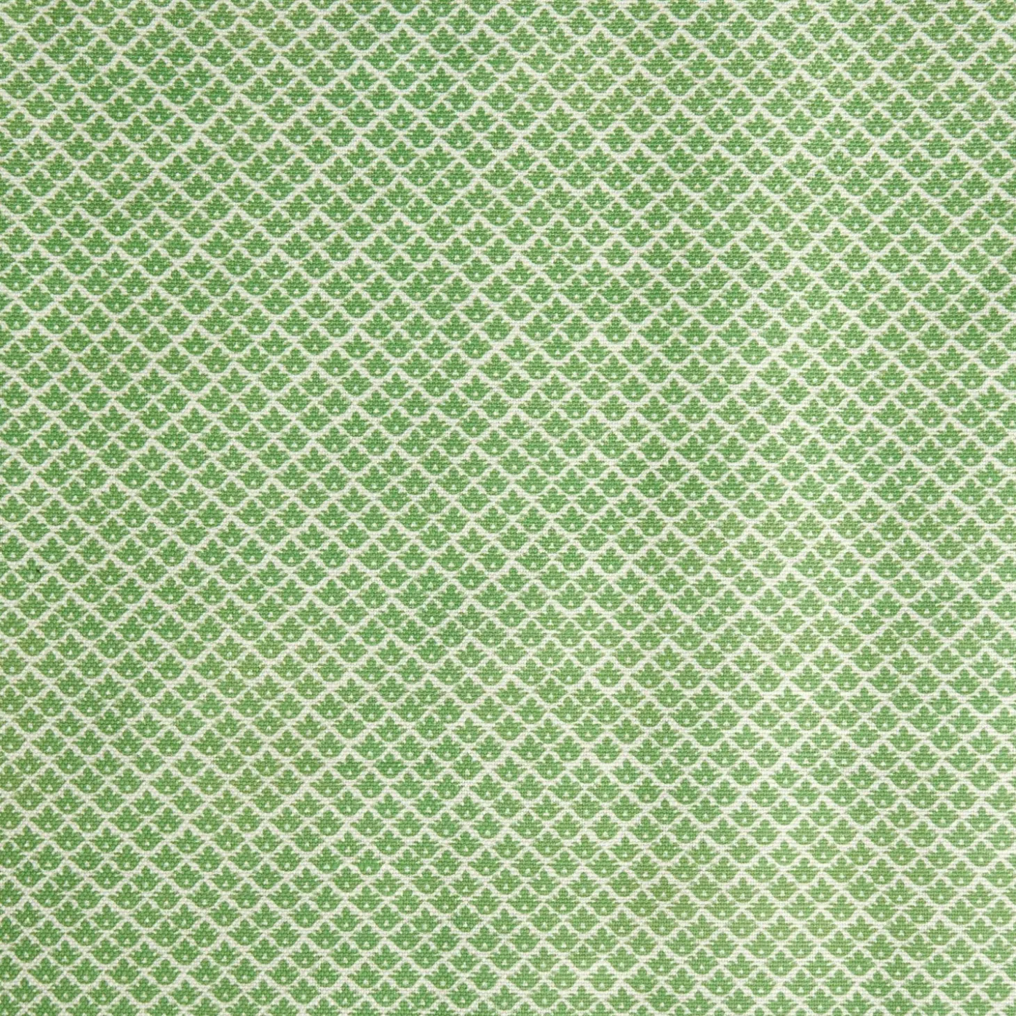 Green Lotus Flower Fabric