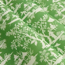 Green Pagoda Garden Fabric