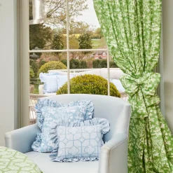 Green Pagoda Garden Fabric