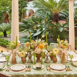 Green Palm Tablecloth