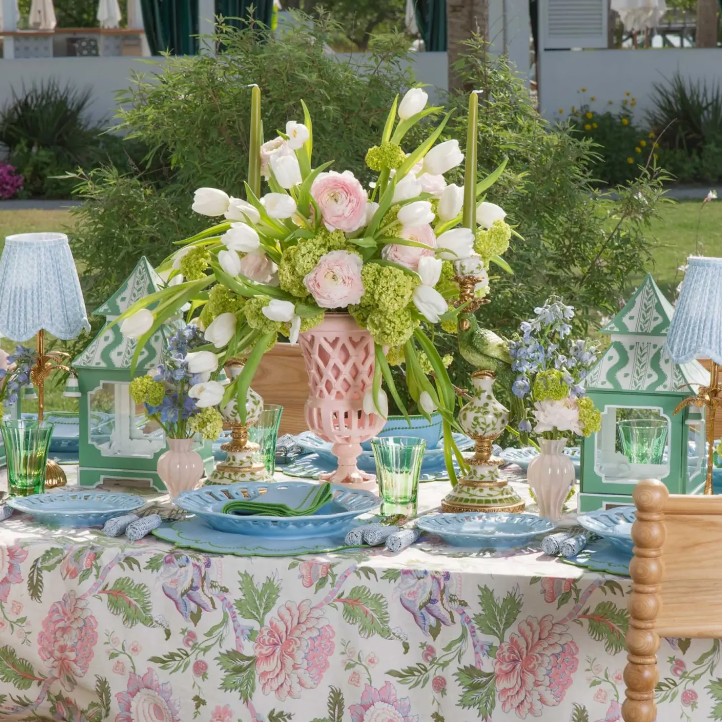 Green Parrot Candle Set