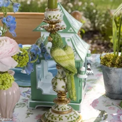 Green Parrot Candle Set