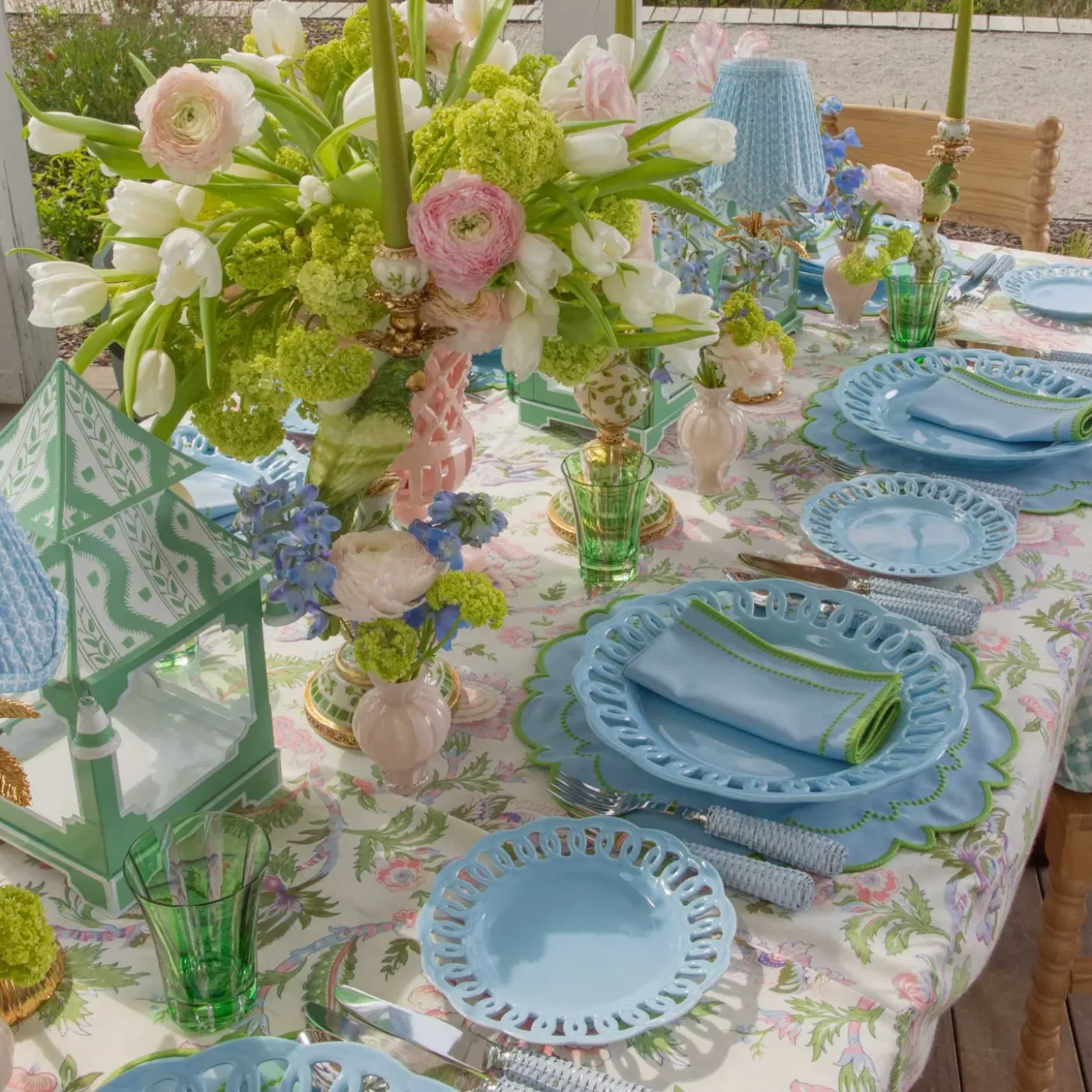 Green Parrot Candle Set
