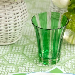 Green Positano Glasses (Set of 4)