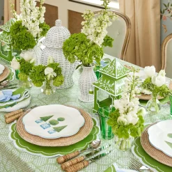 Green Positano Glasses (Set of 4)