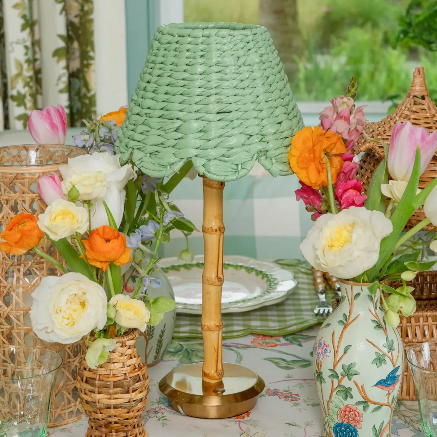 Green Seagrass Lampshade