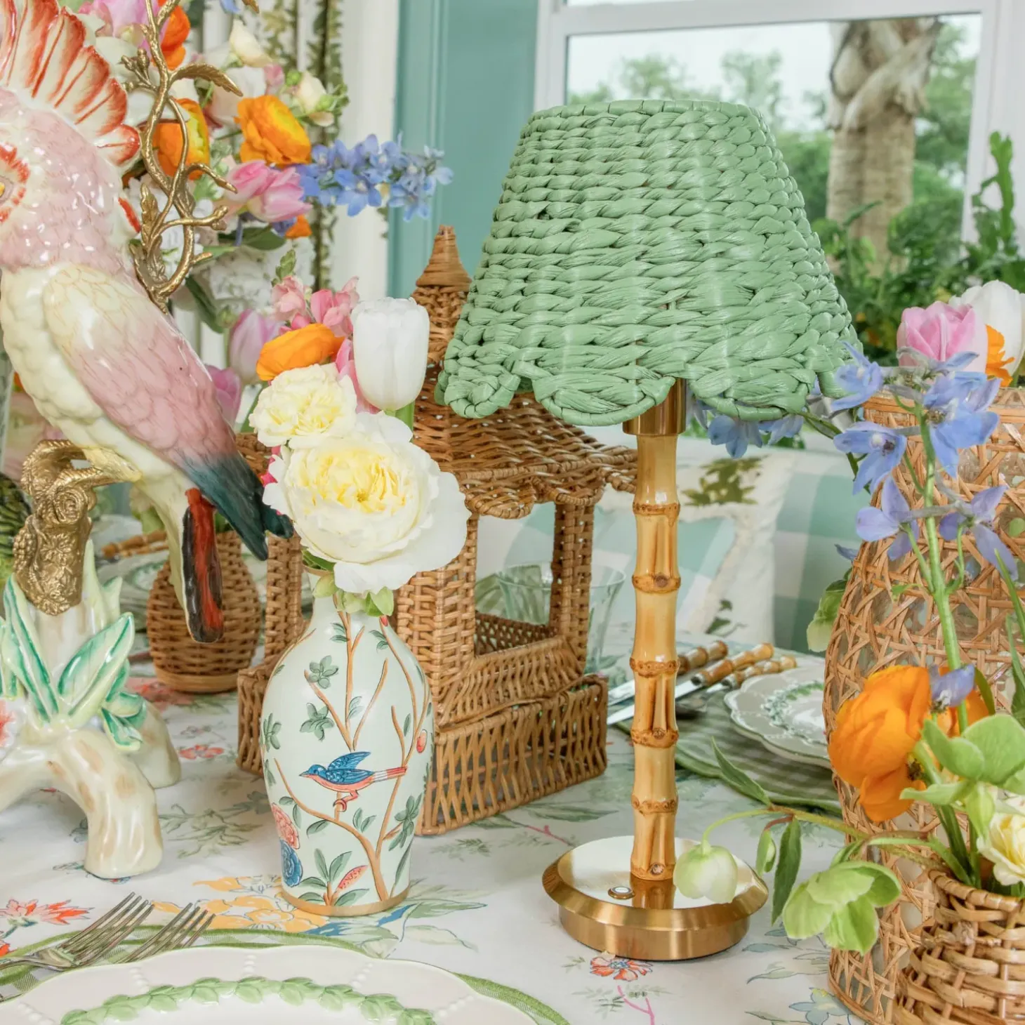 Green Seagrass Lampshade