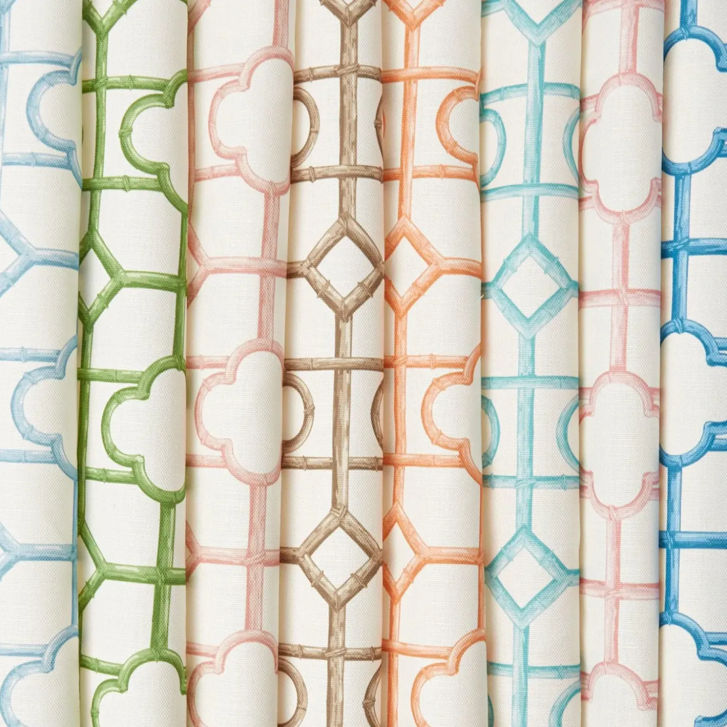Green Shaded Bamboo Fabric