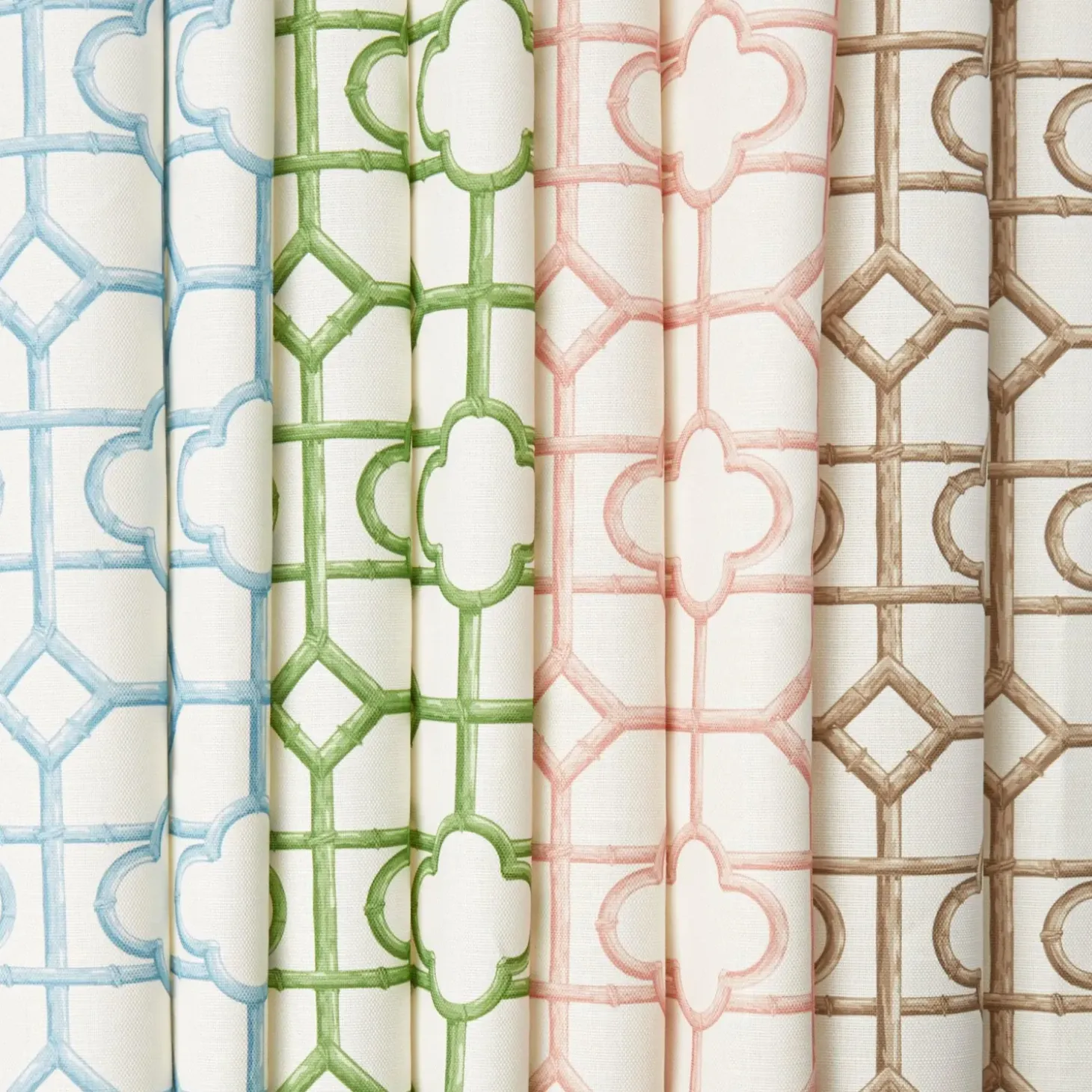 Green Shaded Bamboo Fabric